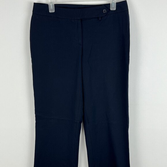 Coupe Collection Chino Pants Size 8 Blue Wide Leg Waist 32in Inseam 32in Rise 9i - Picture 1 of 9